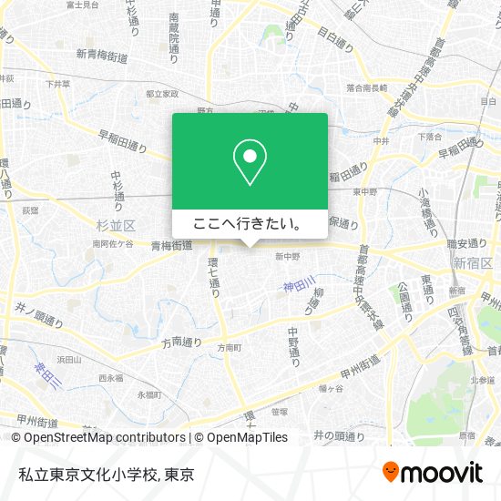 私立東京文化小学校地図
