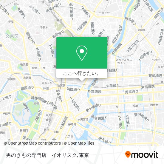 男のきもの専門店　イオリスク地図