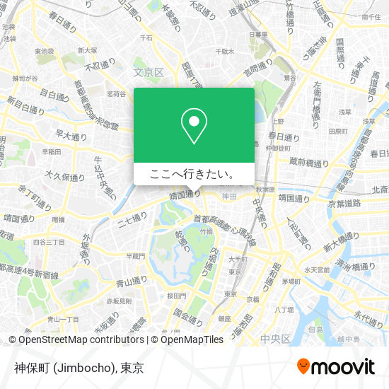 神保町 (Jimbocho)地図