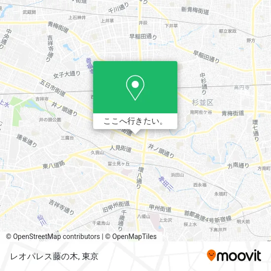 レオパレス藤の木地図