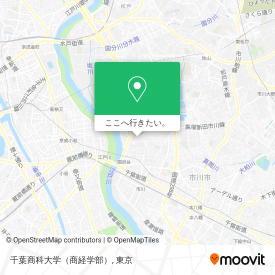 千葉商科大学（商経学部）地図