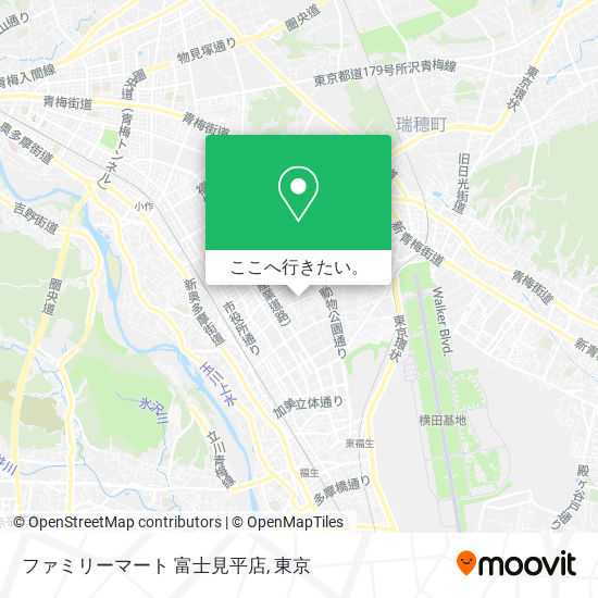 ファミリーマート 富士見平店地図