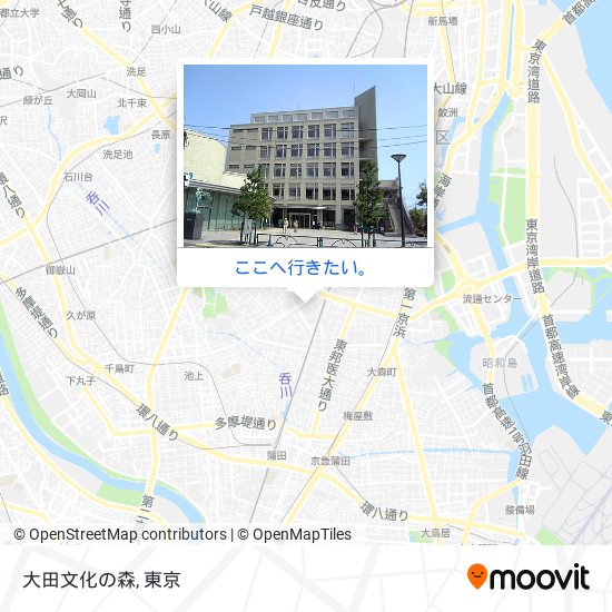 大田文化の森地図