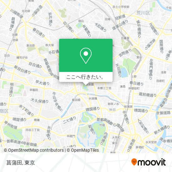 菖蒲田地図