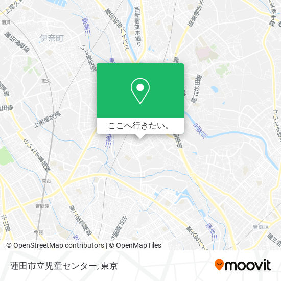 蓮田市立児童センター地図