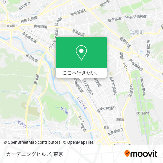 ガーデニングヒルズ地図