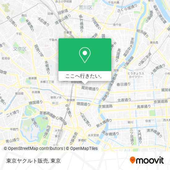 東京ヤクルト販売地図