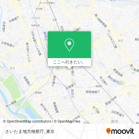 さいたま地方検察庁地図