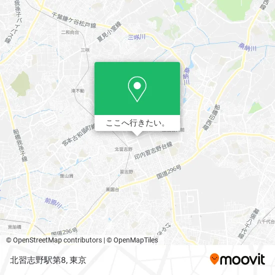 北習志野駅第8地図