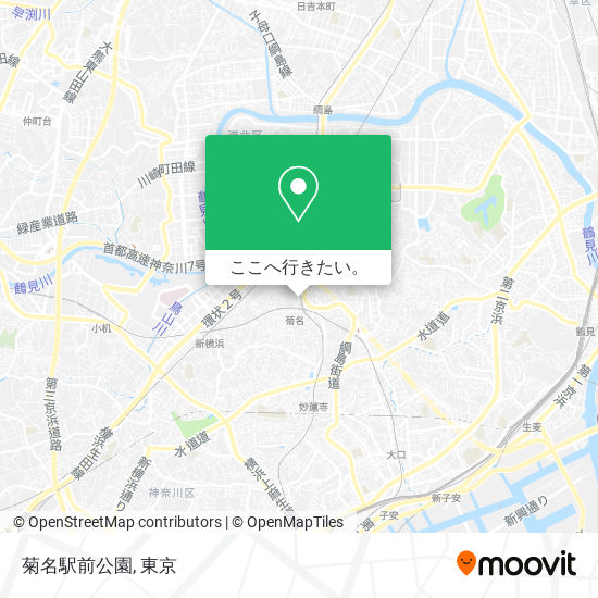 菊名駅前公園地図