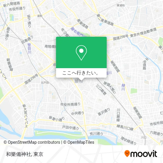 和樂備神社地図