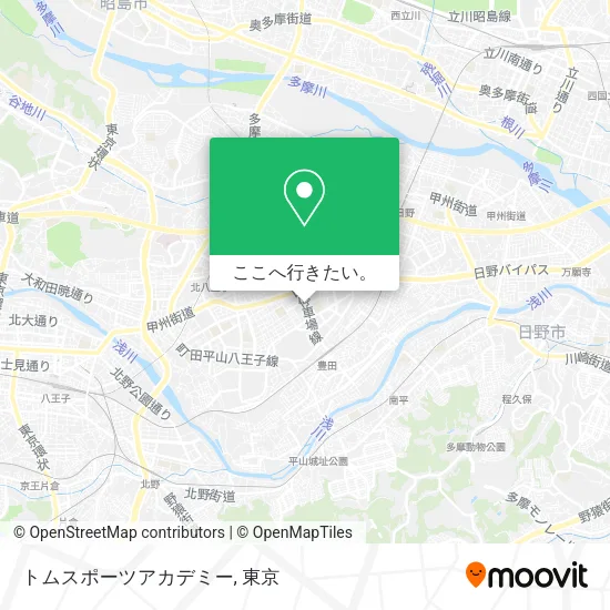 トムスポーツアカデミー地図