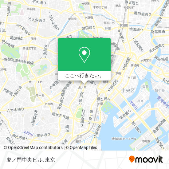 虎ノ門中央ビル地図