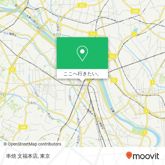 串焼 文福本店地図