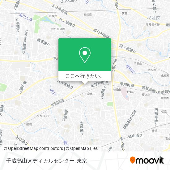 千歳烏山メディカルセンター地図