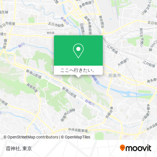 霞神社地図