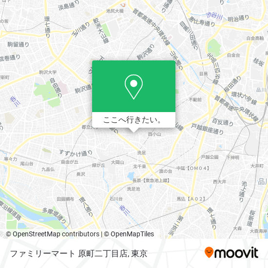 ファミリーマート 原町二丁目店地図