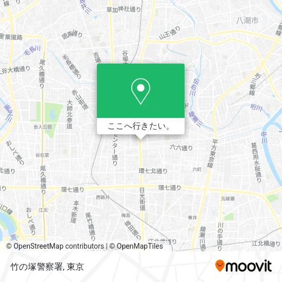 竹の塚警察署地図