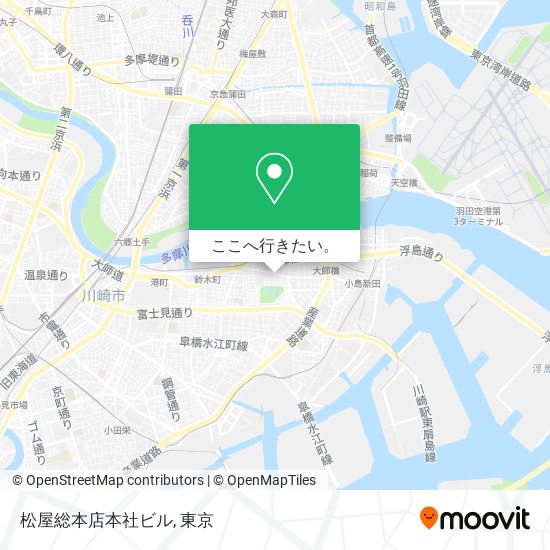 松屋総本店本社ビル地図