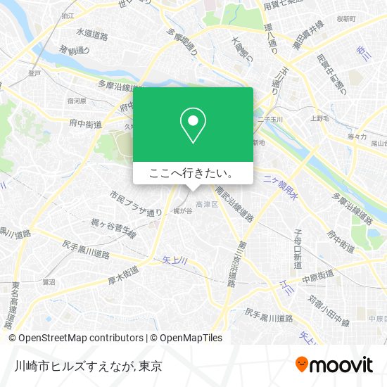 川崎市ヒルズすえなが地図