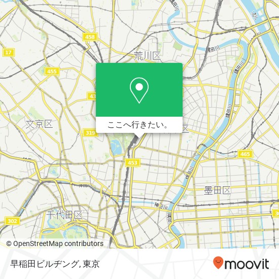 早稲田ビルヂング地図