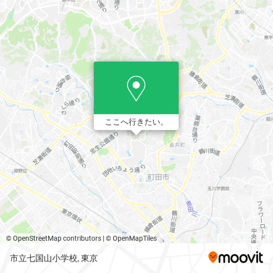 市立七国山小学校地図