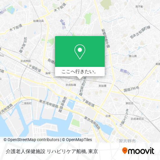 介護老人保健施設 リハビリケア船橋地図