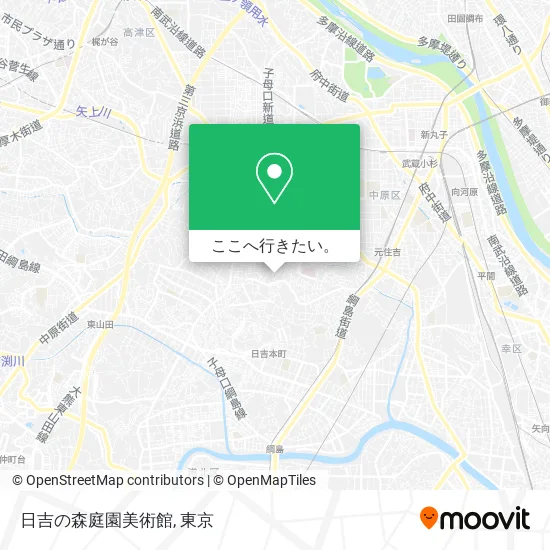 日吉の森庭園美術館地図