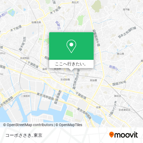 コーポささき地図