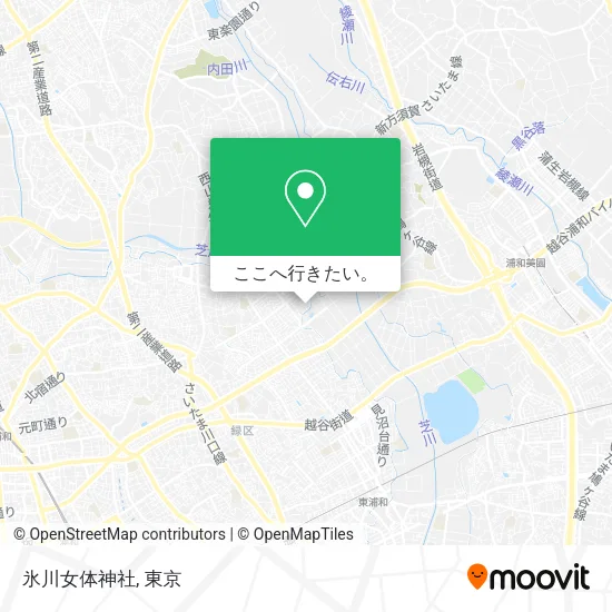 氷川女体神社地図