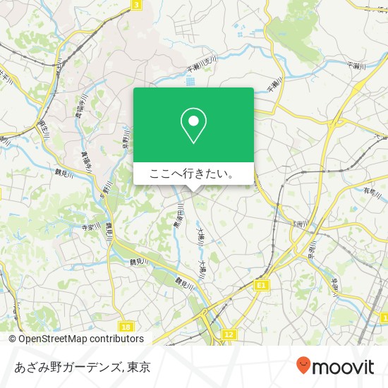 あざみ野ガーデンズ地図