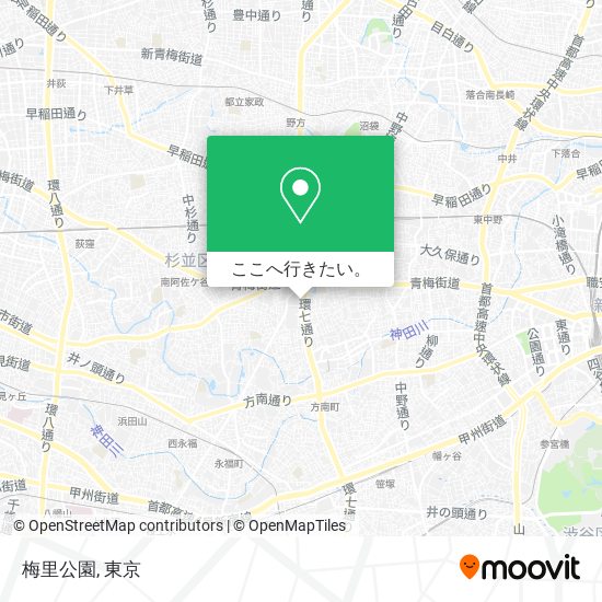 梅里公園地図