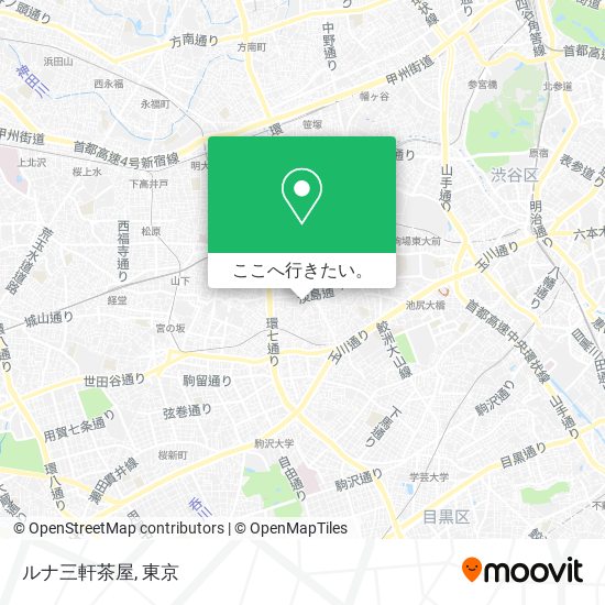 ルナ三軒茶屋地図