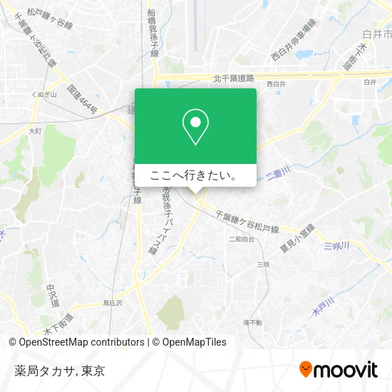 薬局タカサ地図