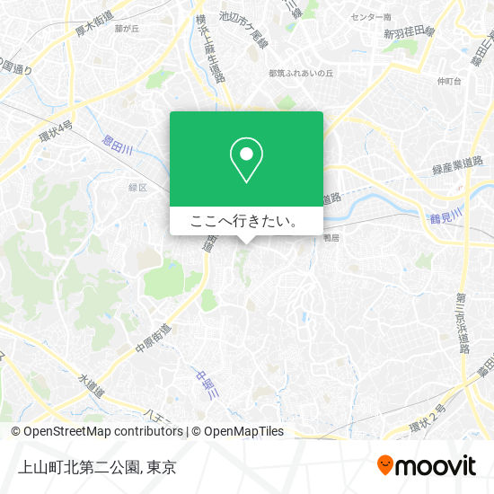 上山町北第二公園地図