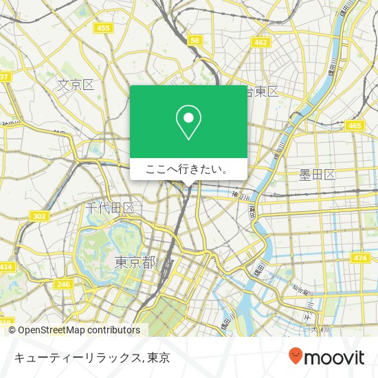 キューティーリラックス地図