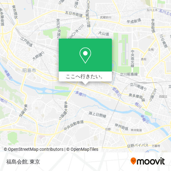 福島会館地図