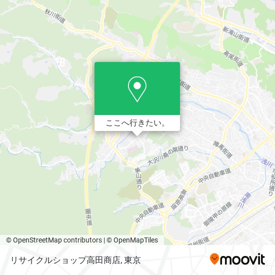 リサイクルショップ高田商店地図