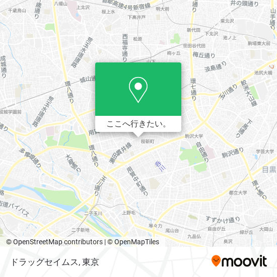 ドラッグセイムス地図