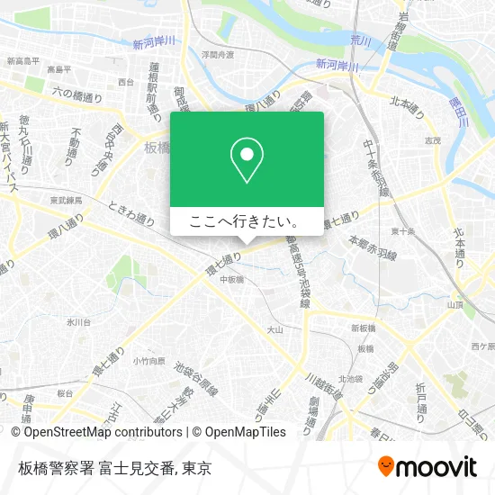板橋警察署 富士見交番地図