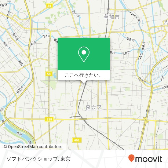 ソフトバンクショップ地図