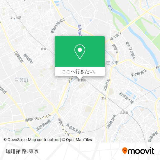 珈琲館 路地図