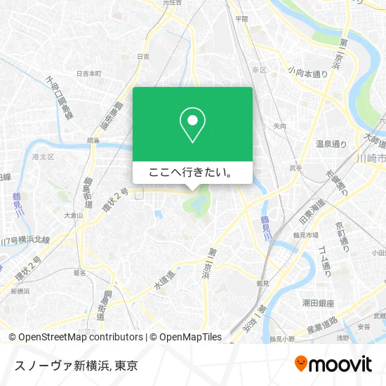 スノーヴァ新横浜地図