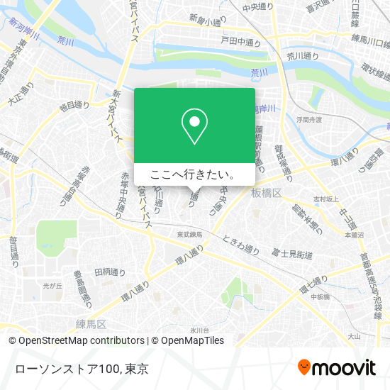 ローソンストア100地図