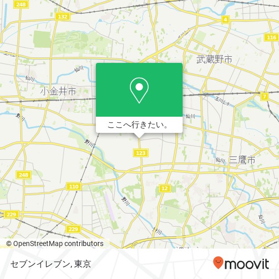 セブンイレブン地図