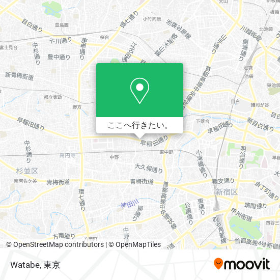Watabe地図