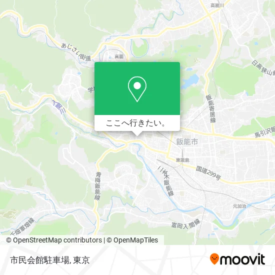 市民会館駐車場地図