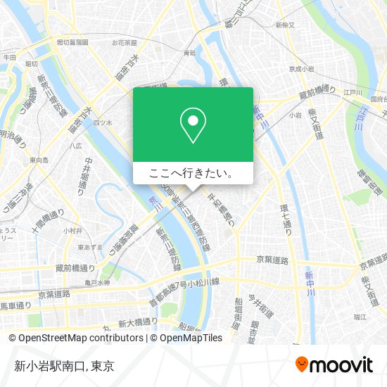 新小岩駅南口地図