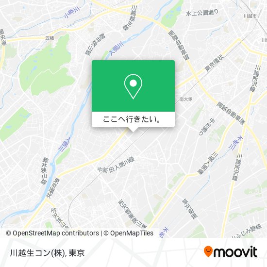 川越生コン(株)地図