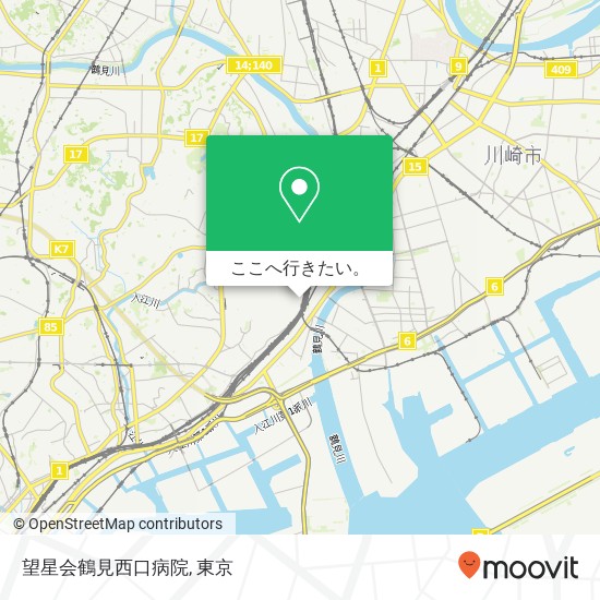 望星会鶴見西口病院地図